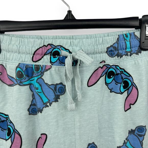 NEW Macy's Disney Stitch Drawstring Lounge Pants Size Small Blue Lilo Pajama Pjs - Picture 7 of 11
